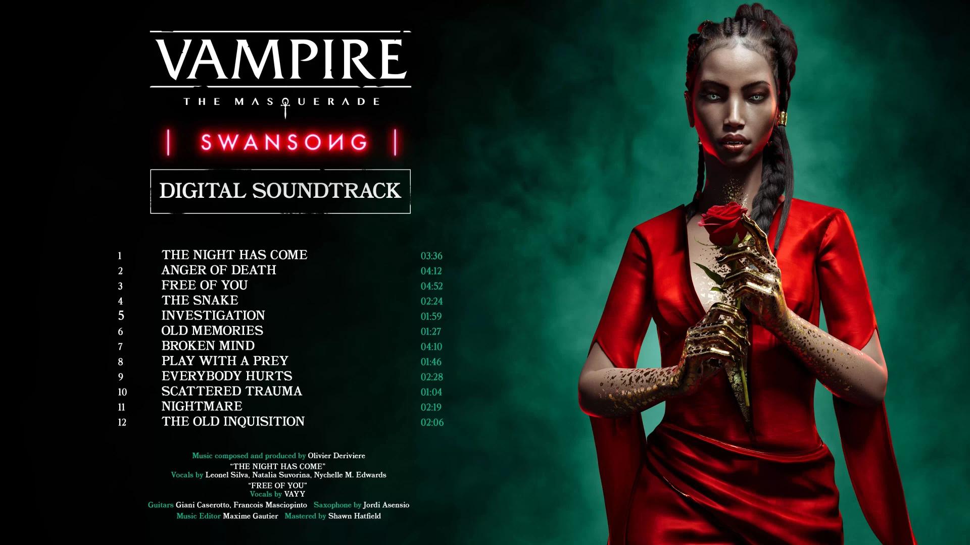 Купить Vampire: The Masquerade – Swansong Digital Soundtrack на ПК со  скидкой – ключи игр дёшево в интернет-магазине Rushbe