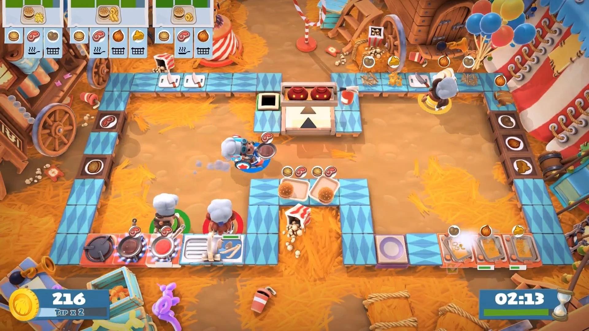 Купить Overcooked! 2 - Carnival of Chaos на ПК со скидкой – ключи игр  дёшево в интернет-магазине Rushbe