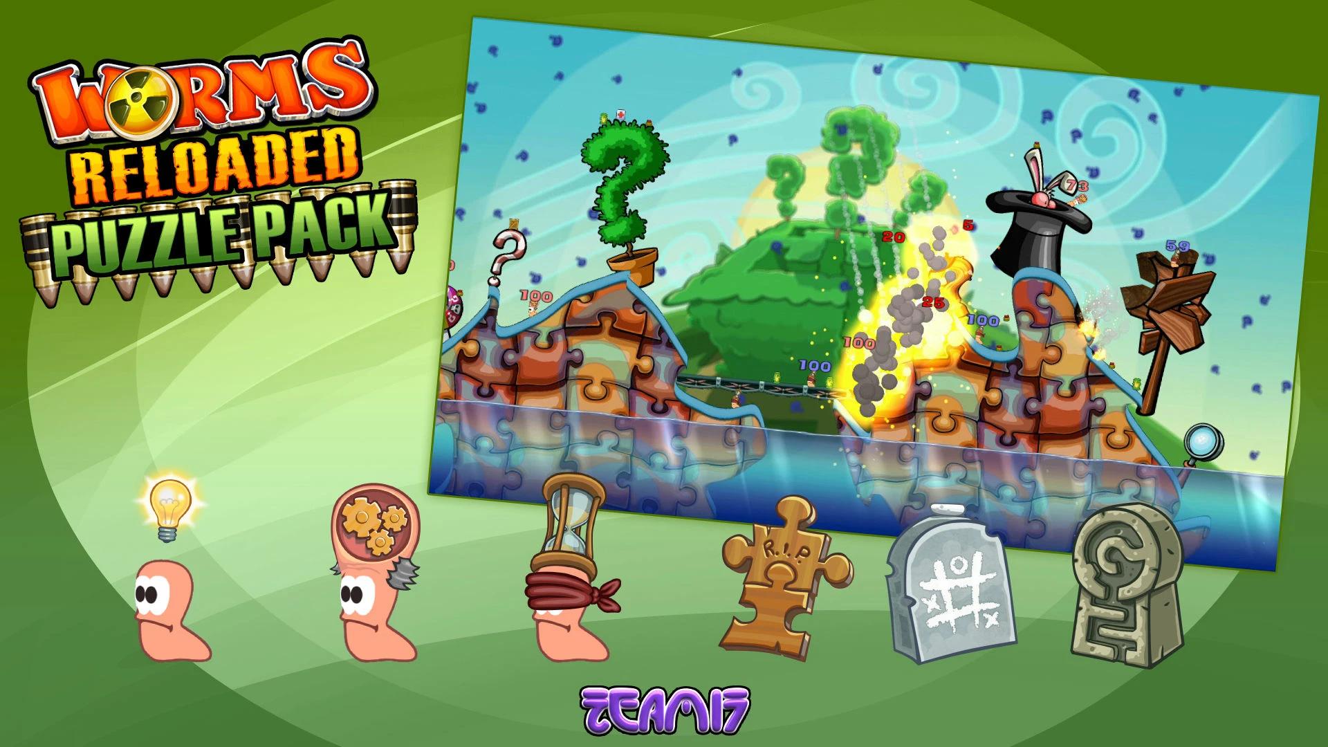 Купить Worms Reloaded — Puzzle Pack на ПК со скидкой – ключи игр дёшево в  интернет-магазине Rushbe