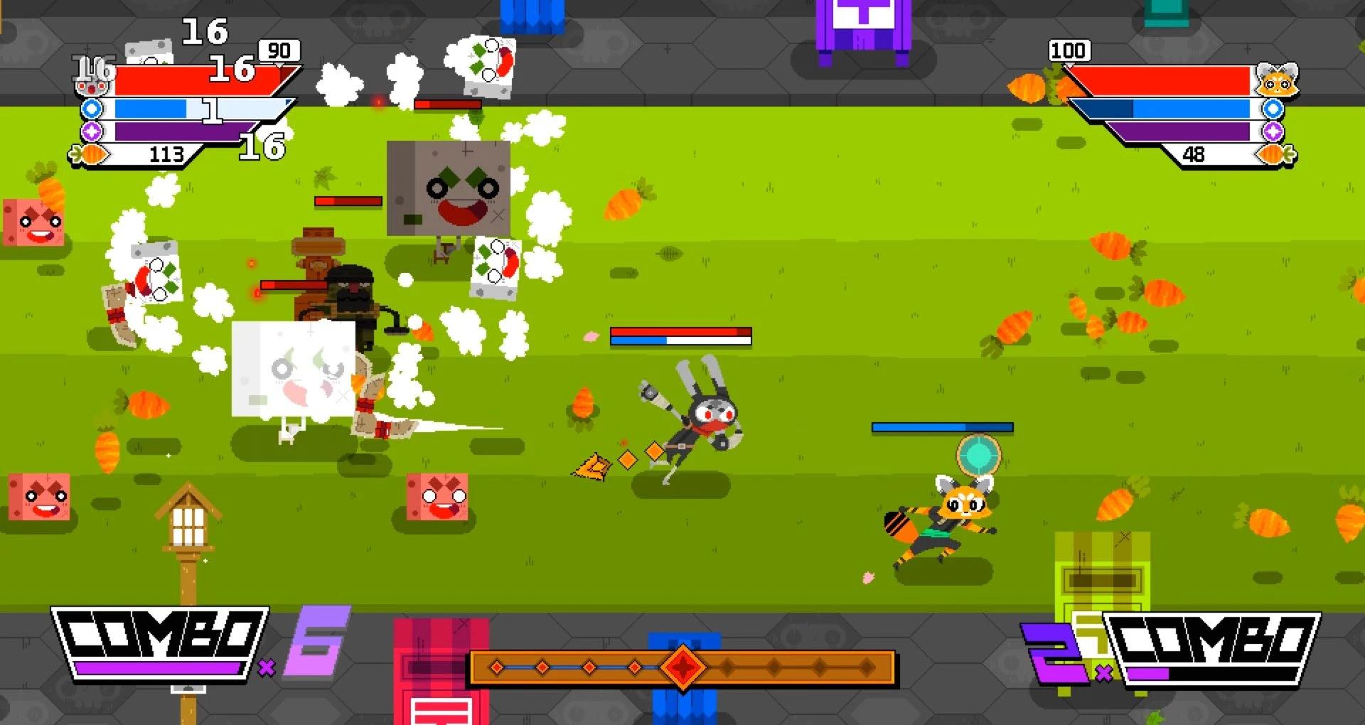 Купить Ninjin: Clash of Carrots на ПК со скидкой – ключи игр дёшево в  интернет-магазине Rushbe