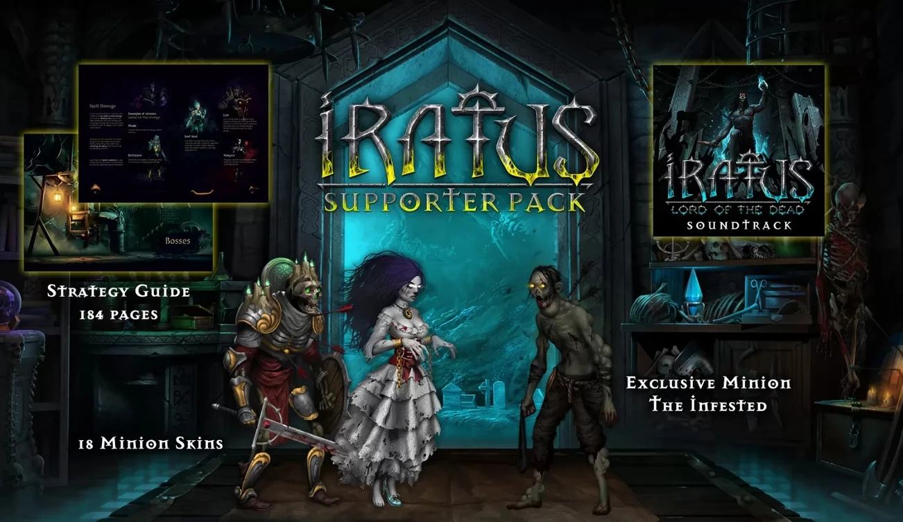 Купить Iratus: Lord of the Dead - Supporter Pack на ПК со скидкой – ключи  игр дёшево в интернет-магазине Rushbe