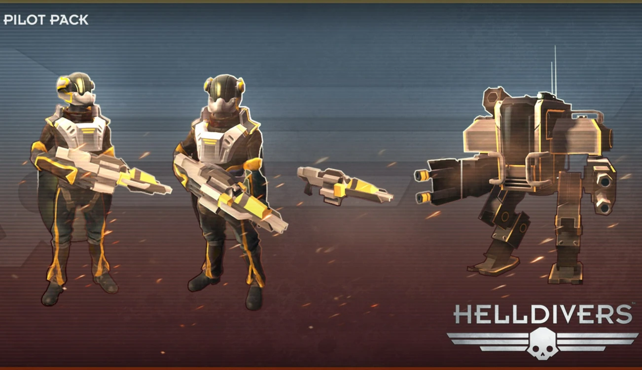 Купить HELLDIVERS — Pilot Pack на ПК со скидкой – ключи игр дёшево в  интернет-магазине Rushbe