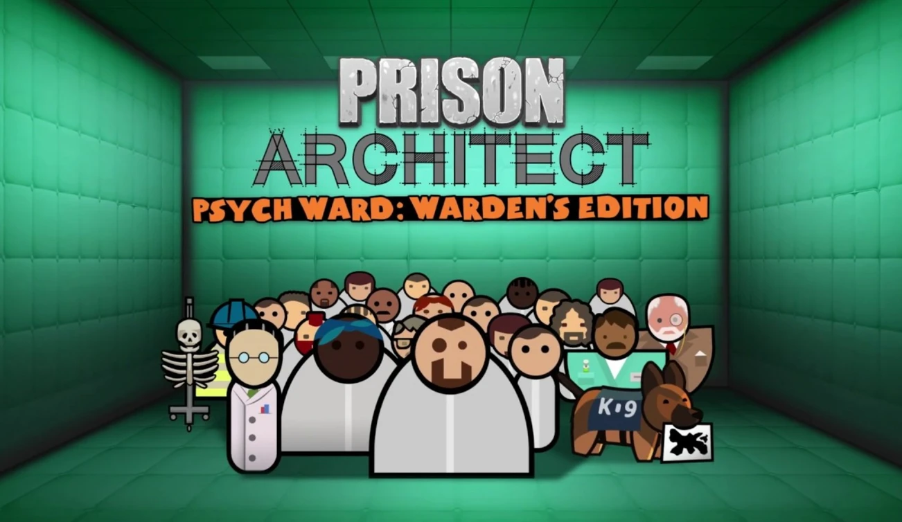 Prison architect камеры. Prison Architect Psych Ward. Prison Architect - Psych Ward: Warden's Edition. ПРИЗОН Архитектор меню персонажа. Psych Ward.